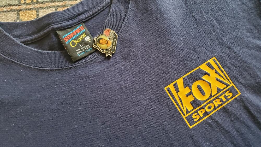 Vintage Fox Sports Blue Soffe's Choice Shirt Large
